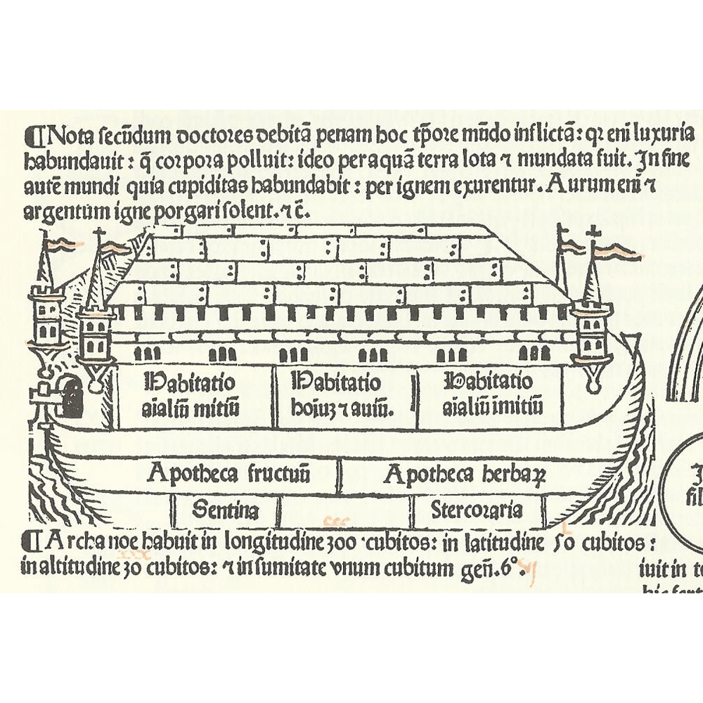 Fasciculus Temporum-Rolenvink-Laercio-Segura-del Puerto-Incunabula & Ancient Books-facsimile book-Vicent García Editores-3 Ark of Noe